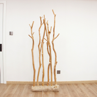 天然干树枝隔断山茶树实木原生态环保装饰树客厅玄关屏风民宿摆件