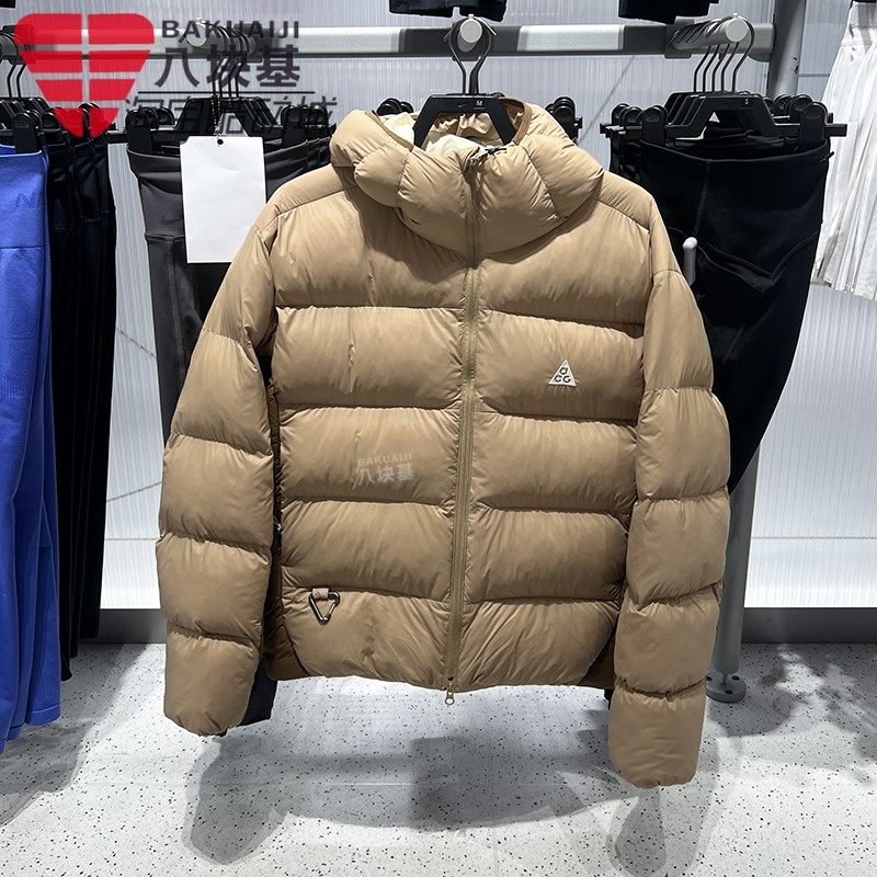耐克男装2026春季ACG户外加厚保暖棕色运动棉衣面包服 FV8911-297