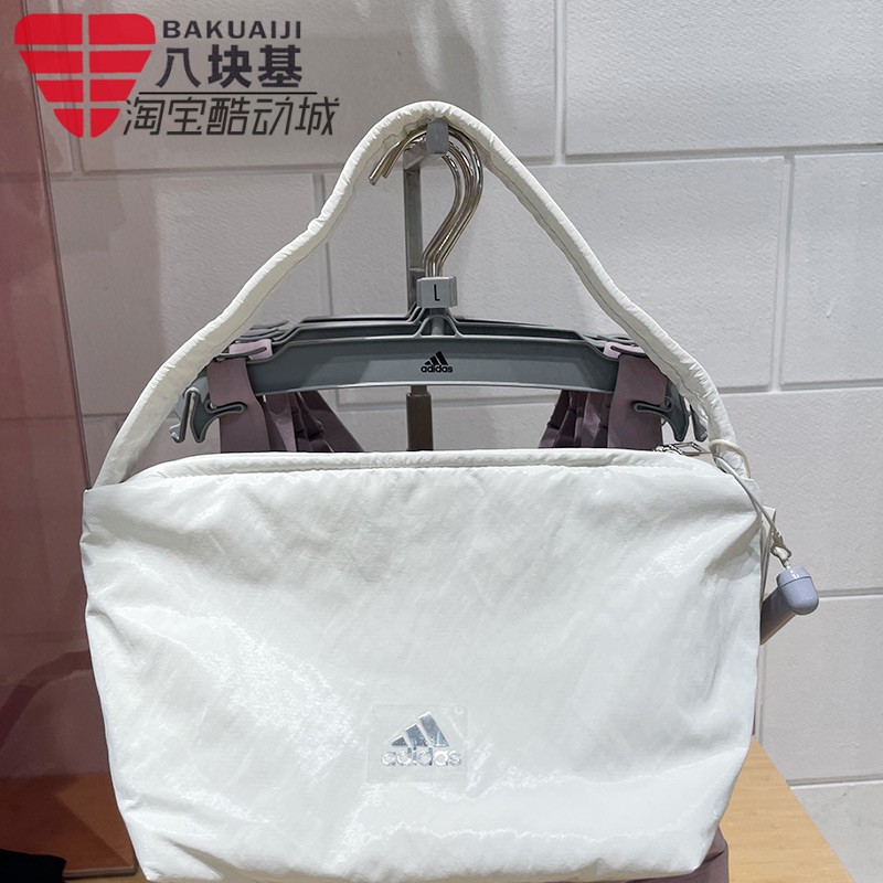 阿迪达斯女包2024秋新款运动挎包时尚百搭大容量休闲手拎包JN9642