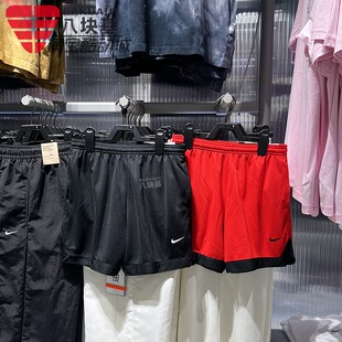 NIKE耐克大童款2025秋新款速干宽松篮球风运动休闲短裤HJ0565-010