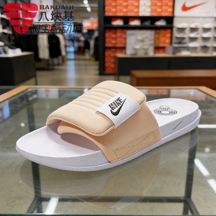 耐克女鞋2026夏季魔术贴可调节外穿防滑舒适软底凉拖鞋DV1033-105