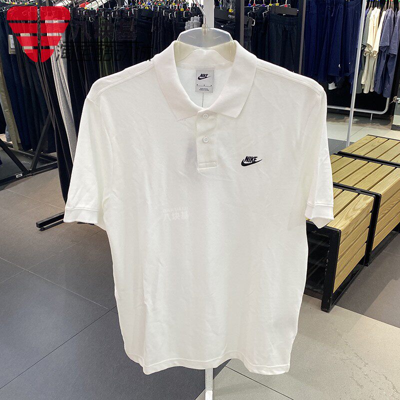 Nike耐克短袖男装2025夏款纯棉透气POLO衫休闲翻领T恤 FN3895-100