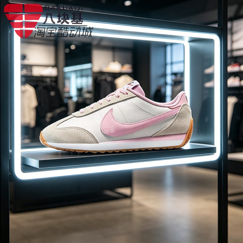 Nike耐克女鞋2026夏樱花粉温柔甜酷风阿甘鞋休闲运动鞋HM4771-112