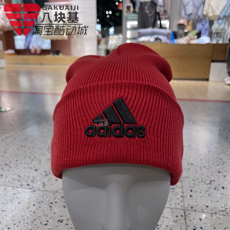 阿迪达斯男女针织毛线护耳包头帽
