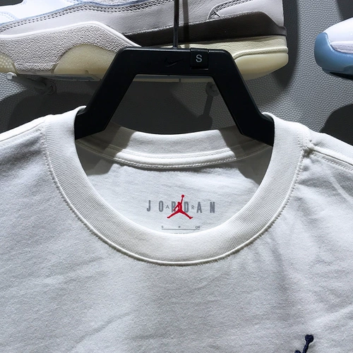 Nike, летняя трендовая футболка с коротким рукавом, с вышивкой, принт