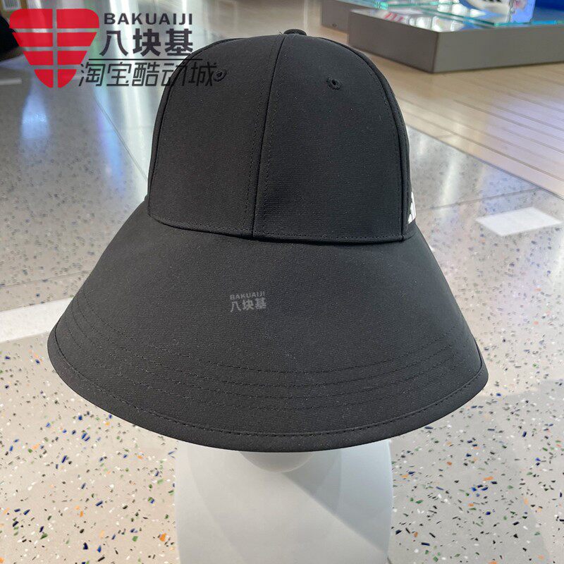 阿迪达斯女高尔夫帽魔术贴防晒帽