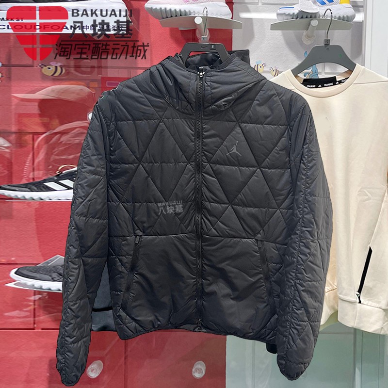 拒水保暖防风连帽棉服棉衣耐克