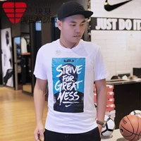 Nike ngắn tay nam 2019 hè mới Áo thun bóng rổ thể thao LBJ James BQ3625-010-100 - Áo phông thể thao áo ba lỗ nam the thao