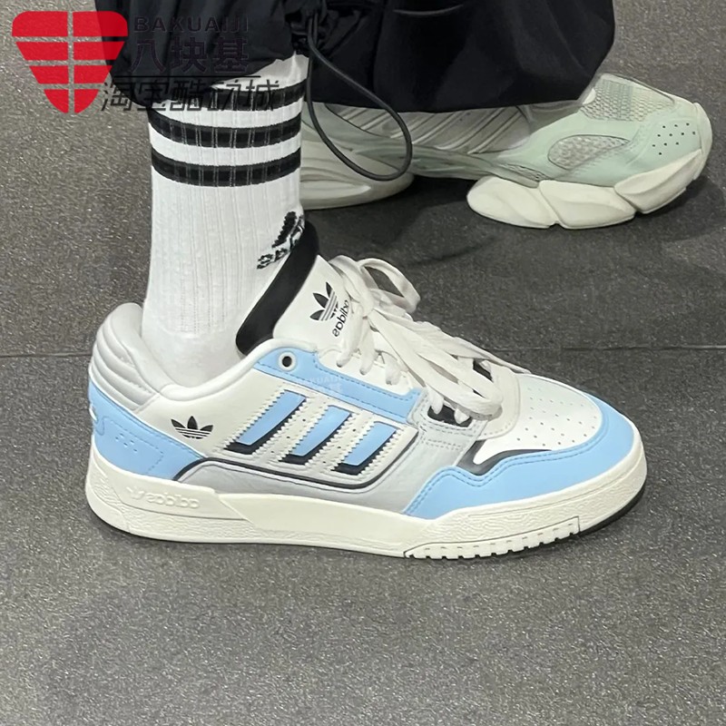 阿迪达斯三叶草男女鞋2024秋季款舒适经典百搭皮面休闲板鞋JI2073