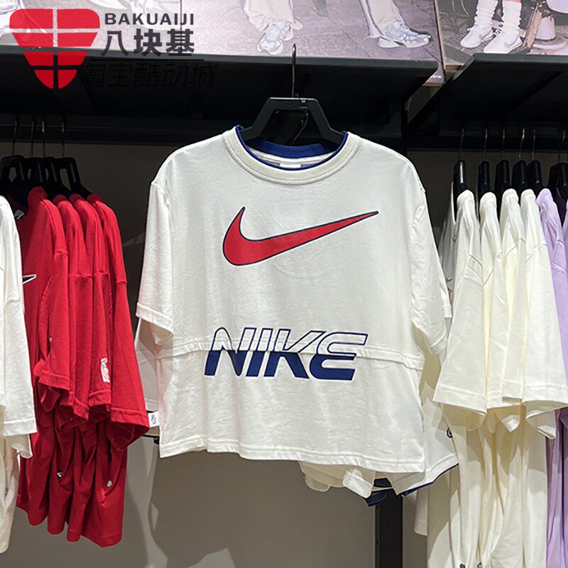 印花拼接时尚短袖T恤Nike/耐克
