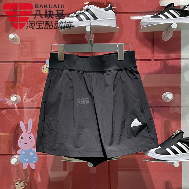 跑步健身阿迪达斯女短裤透气短裤