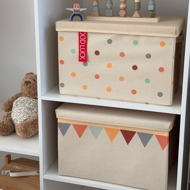 韩式可水洗带盖衣服收纳箱卡通玩具布艺折叠筐宿舍衣柜衣物储物盒,收纳整理,吸尘器收纳架/盒/袋,淘宝优惠券,粉丝福利购,淘宝优惠卷