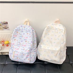 学生双肩包可爱书包旅行背包休闲少女日系韩版大女生高中生出行软
