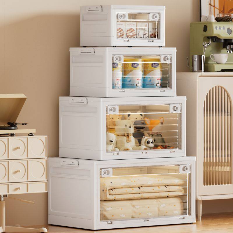 整理箱透明折叠收纳箱带盖大号露营被子衣服玩具箱学生宿舍储物箱,收纳整理,吸尘器收纳架/盒/袋,淘宝优惠券,粉丝福利购,淘宝优惠卷