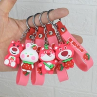 Подвеска для кролика из клубничного медведя 1 (смешанный)