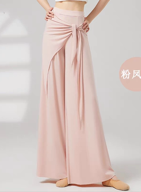 现代舞裤子阔腿垂感新款形体服