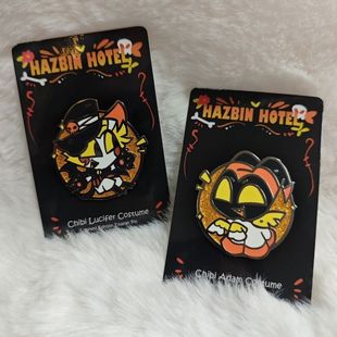 地狱客栈路西法亚当万圣节徽章仿官pin同人