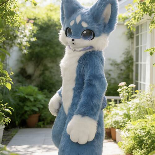 furry兽装日系福瑞控兽头