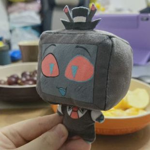 地狱客栈地狱客栈沃克斯玩偶10cm棉花娃娃可爱努努印花体毛绒公仔