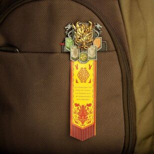 战锤40K中古战锤周边胸针挂饰震旦列省旌旗龙帝徽章