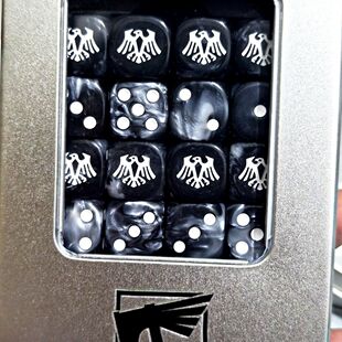 20颗送带logo 战锤40K 30K 暗鸦守卫军团 少量现货 铁盒