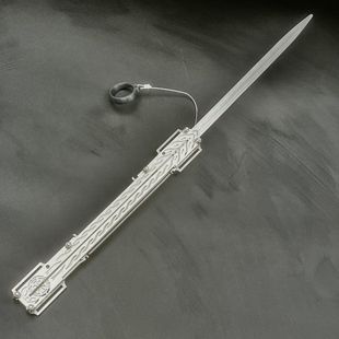 刺客信条袖剑全金属刺客信条极薄卡位袖剑,金属不锈钢模型,cospla