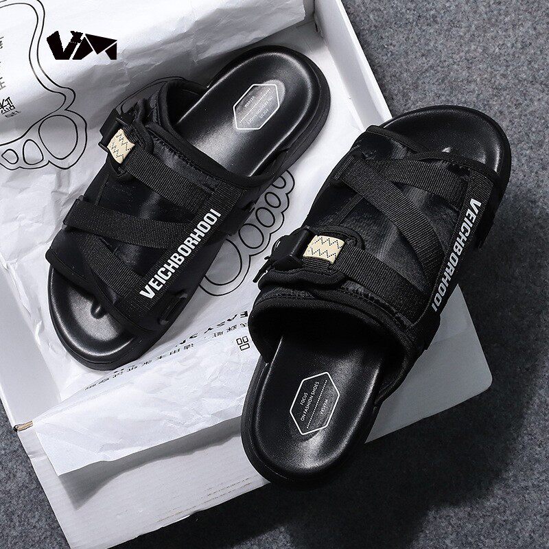 vxsvxm visvim同款陈冠希拖鞋夏季潮牌潮流休闲男女情侣沙滩拖鞋