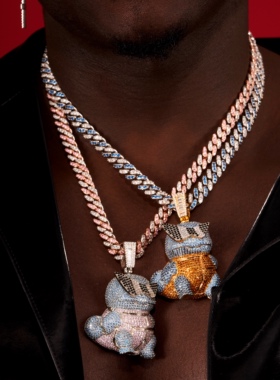 NICEPOWER 杰尼龟吊坠 欧美嘻哈饰品 说唱歌手吊坠