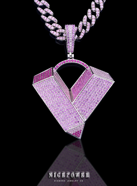 NICEPOWER定制欣赏 Custom 定制立体蜡笔 渐变粉色