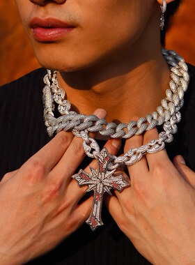 NICEPOWER古典复古风满钻十字架