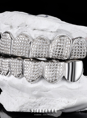 NICEPOWER Grillz欣赏 上八下八 超白莫桑