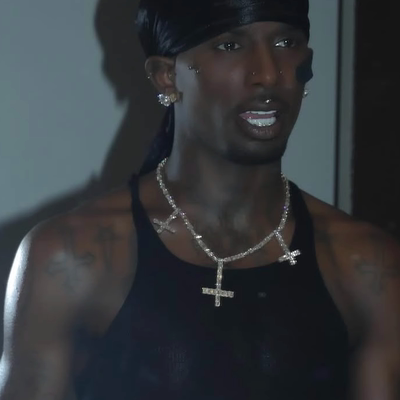 NICEPOWER playboi carti同款 liluzivert同款三十字架网球链