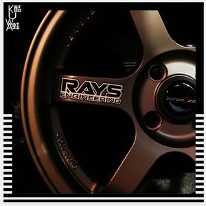 RAYS TE37 VOLK RACING WHEEL轮毂轮圈贴纸改装个性车贴