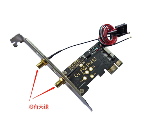 BCM94360CS2 WiFi module无线网卡转to PCIe x1转接卡adapter 2H