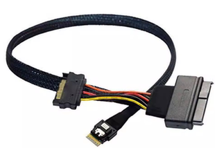 Slimline SAS SFF-8654 4i转SFF-8639 U.2 U.3数据线