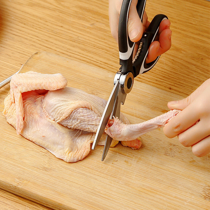 厨房多功能剪刀强力鸡骨家用不锈钢剪鱼骨剪刀鸡骨剪神器食物剪子,居家日用,厨房剪刀,淘宝优惠券,粉丝福利购,淘宝优惠卷