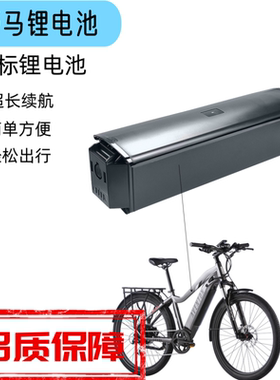 野马电动车锂电池36V15A48V14A代驾折叠自行车永久助力车电瓶充电