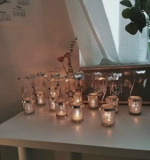 Вращающаяся свеча серебряная железа INS Мечтательная свеча ароматерапия железная романтическая ретро -плюс