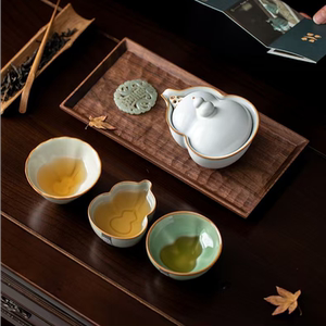 侠汝山逢里晓白福禄功夫茶具套组家用茶壶茶杯礼盒装节日送伴手礼