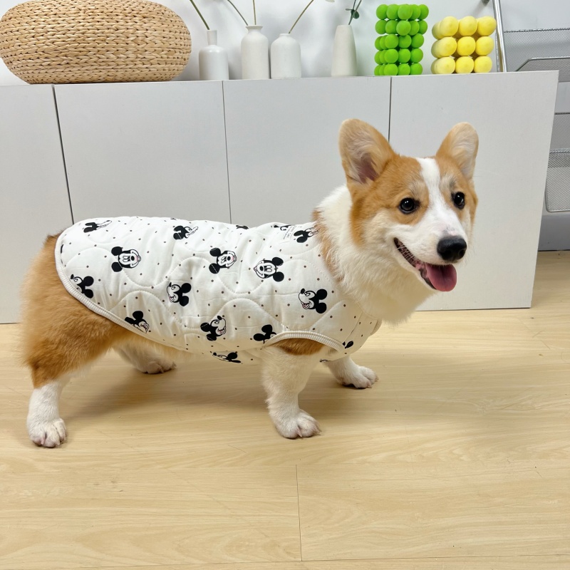 宠物衣服秋冬装加厚马甲夹棉保暖棉背心柯基柴犬中小型犬狗狗衣服