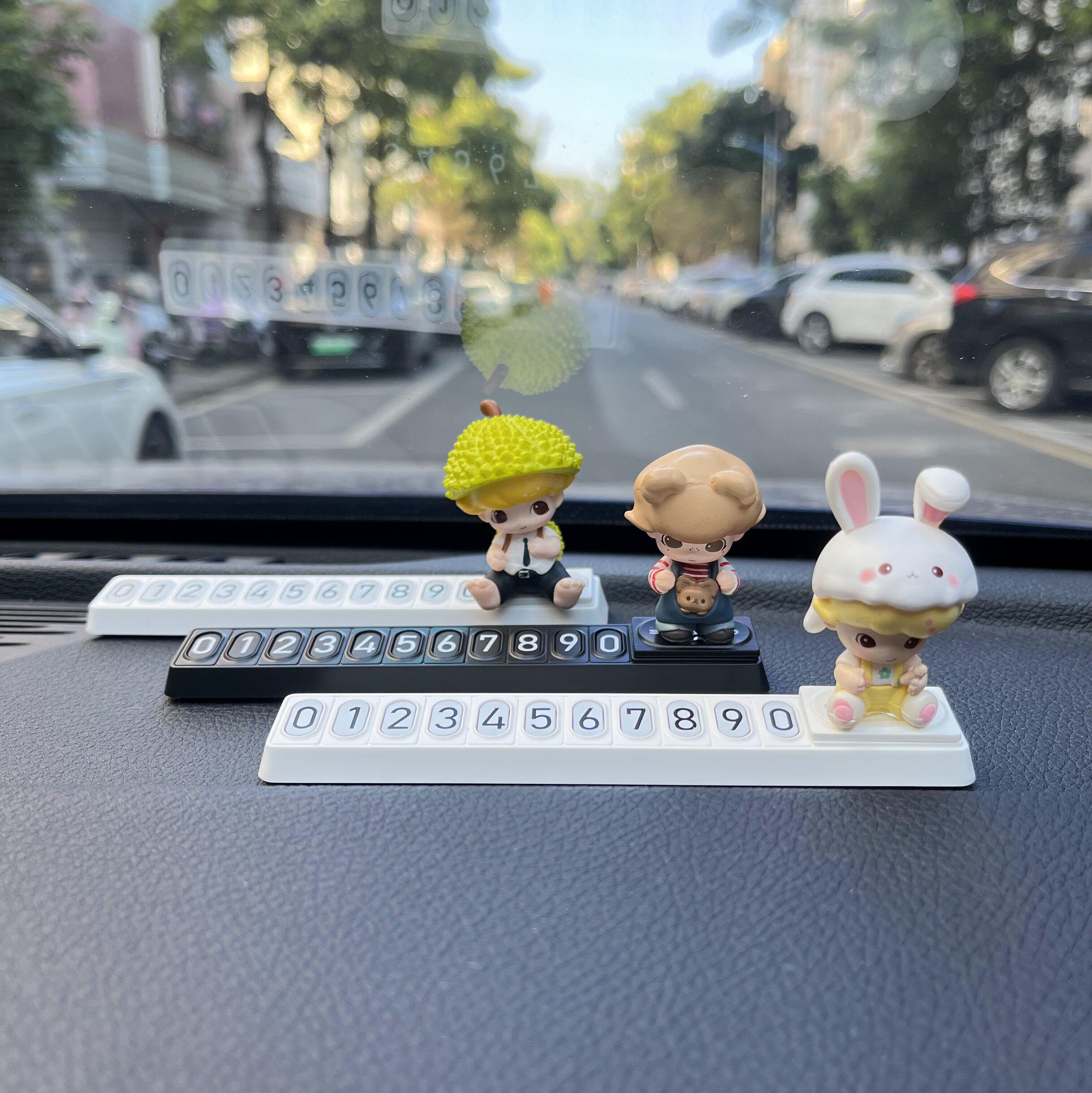 迪莫dimoo临时停车号码牌可隐藏