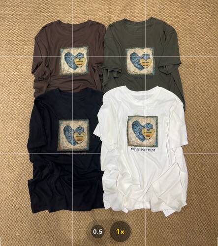 CC+夏季韩系休闲宽松大版型卡通印花短袖T恤女上衣潮