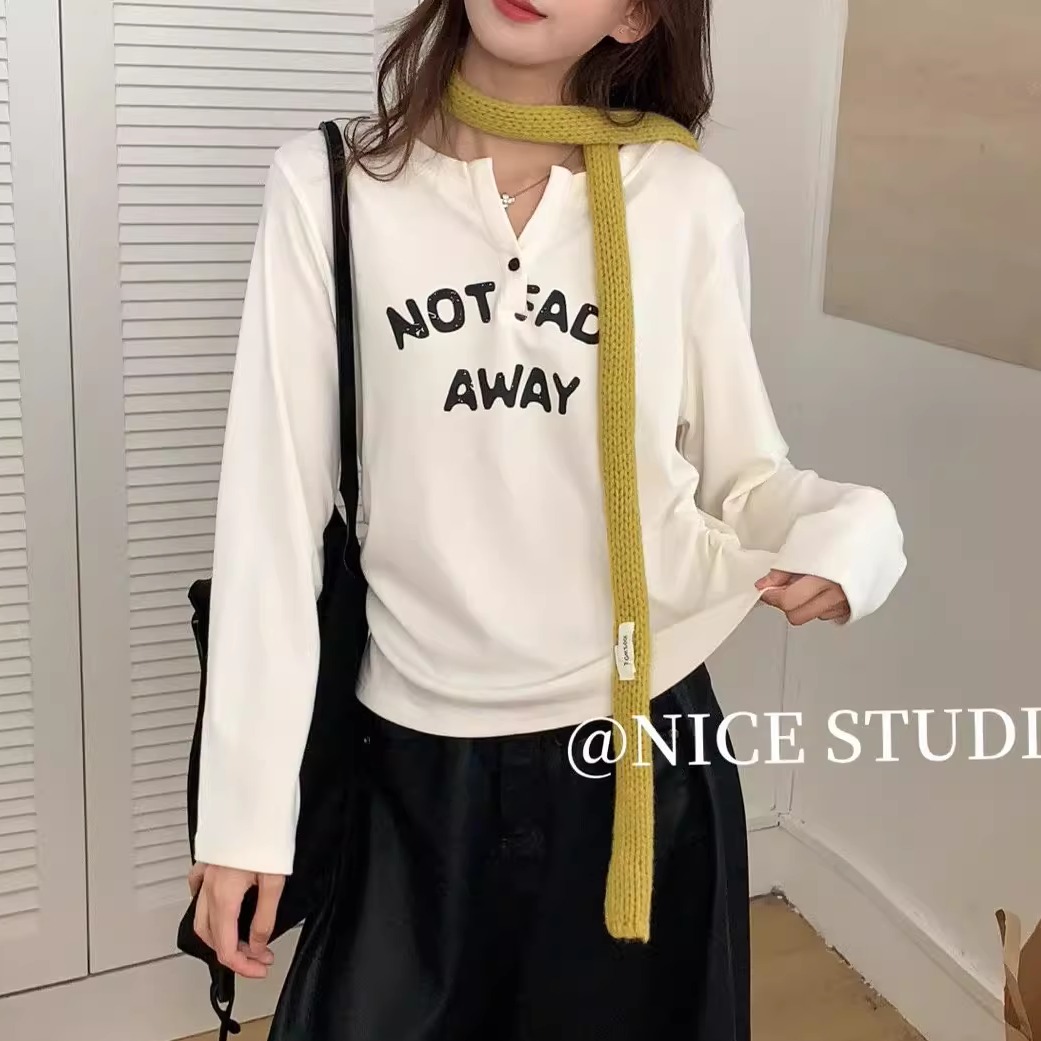 NICESTUDIO修身休闲百搭T恤