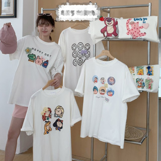 NICE STUDIO奶思家工艺系列大版短袖T恤女通勤圆领宽松显瘦上衣潮