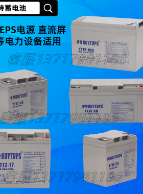 伊特KUYTUPS蓄电池NP/YT12V7AH17AH24AH38AH65AH100AH150AH200AH