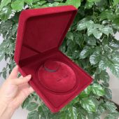 两件三件套饰品盒 绒布珍珠项链耳环耳钉手链套装 盒 珍珠礼物盒子