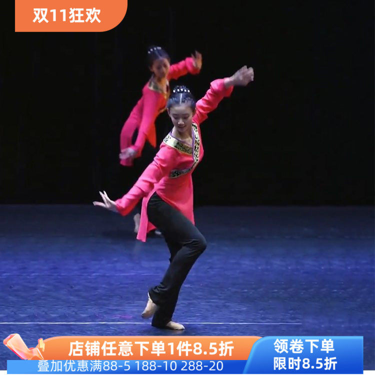 舞研艺库北舞汉唐舞蹈服装女纱衣