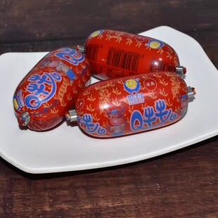 皓月(Q牛牛儿)孜然味80g清真香肠回民零食吉林特产20根包邮