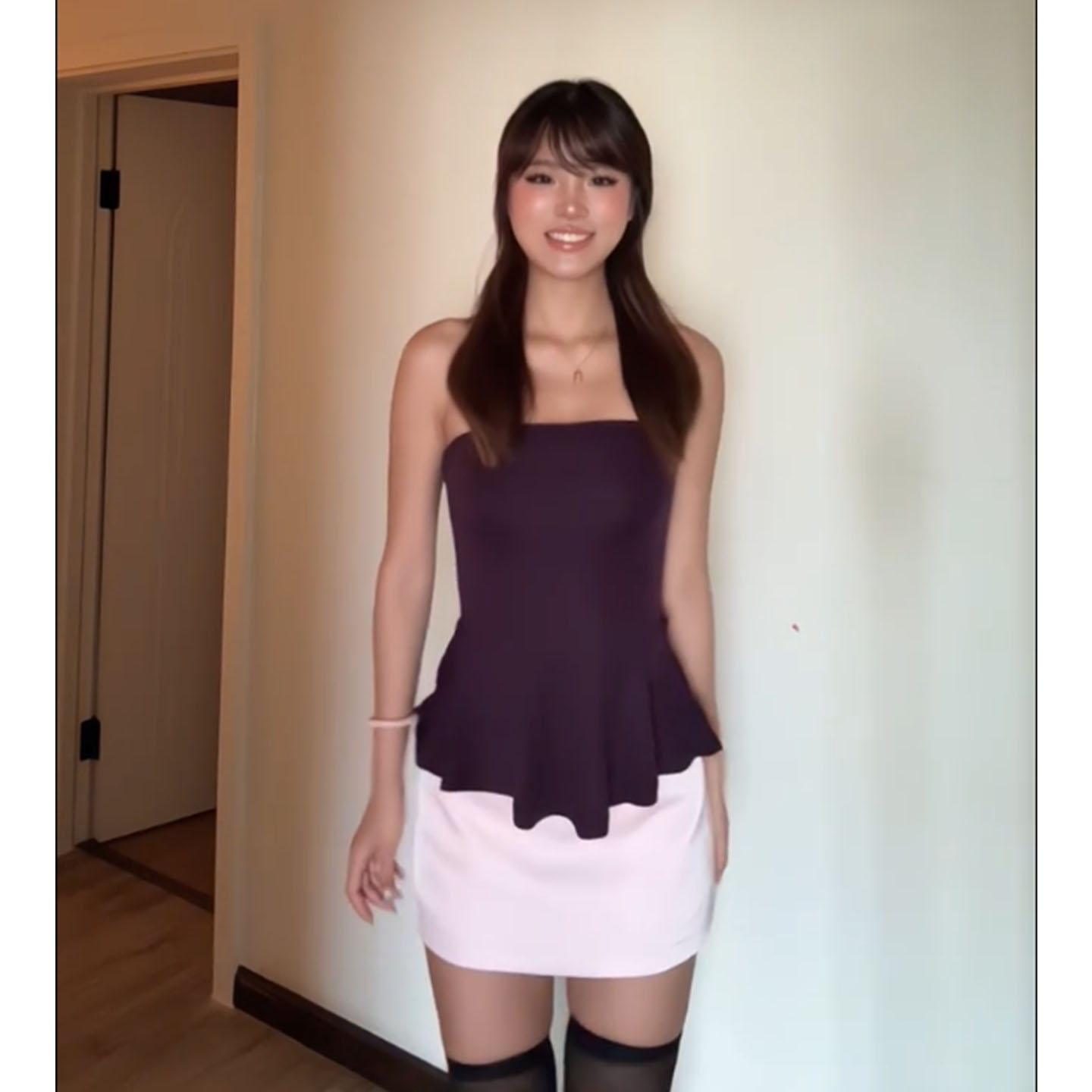 美式辣妹紫色无袖抹胸背心女夏季新款修身性感显瘦百搭气质上衣潮