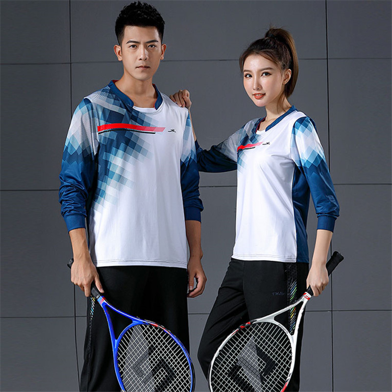 羽毛球服男女比赛训练秋冬排球
